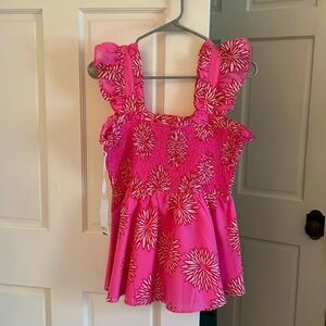 J. Marie Sienna Ruched Pink Top